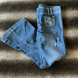 Hydraulic boot cut jeans size 15/16